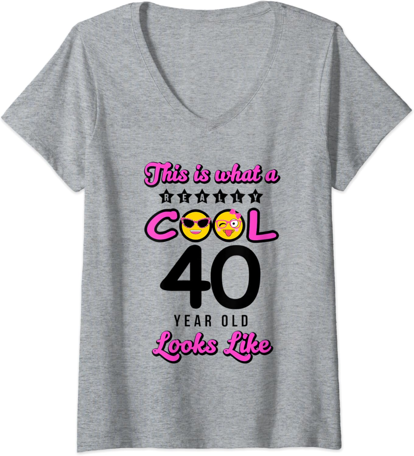 Womens 40th birthday funny Gift Age 40 years old Cool Looks